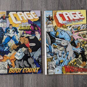 Vintage CAGE 30th Anniversary Comics Lot of 2 Marvel Comics 1992